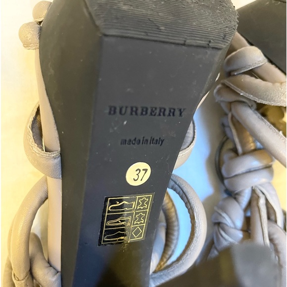 Authentic Burberry Prorsum knotted leather platform sandals - Picture 14 of 14